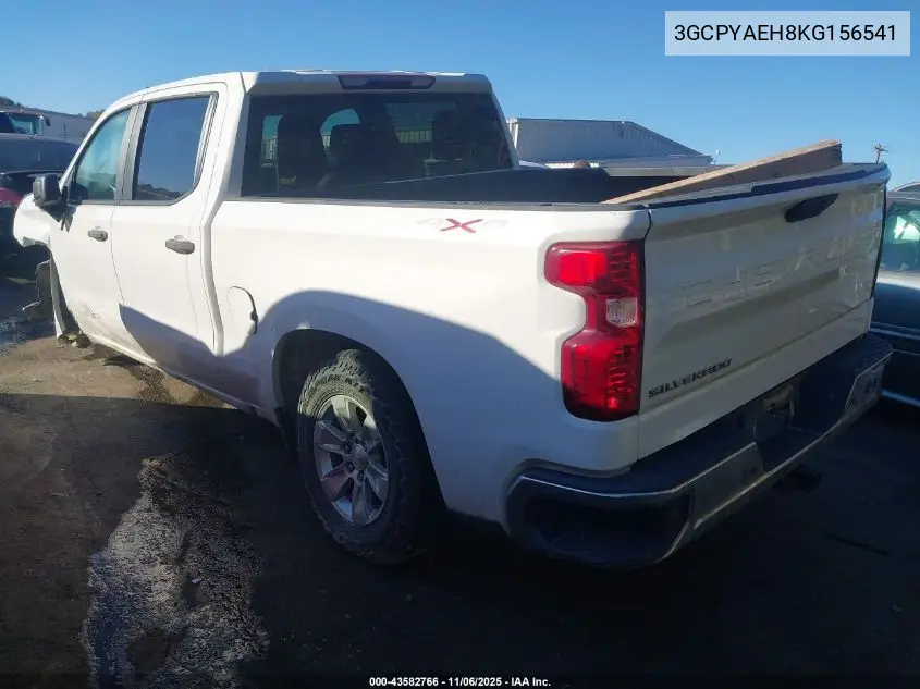3GCPYAEH8KG156541 2019 Chevrolet Silverado 1500 Work Truck