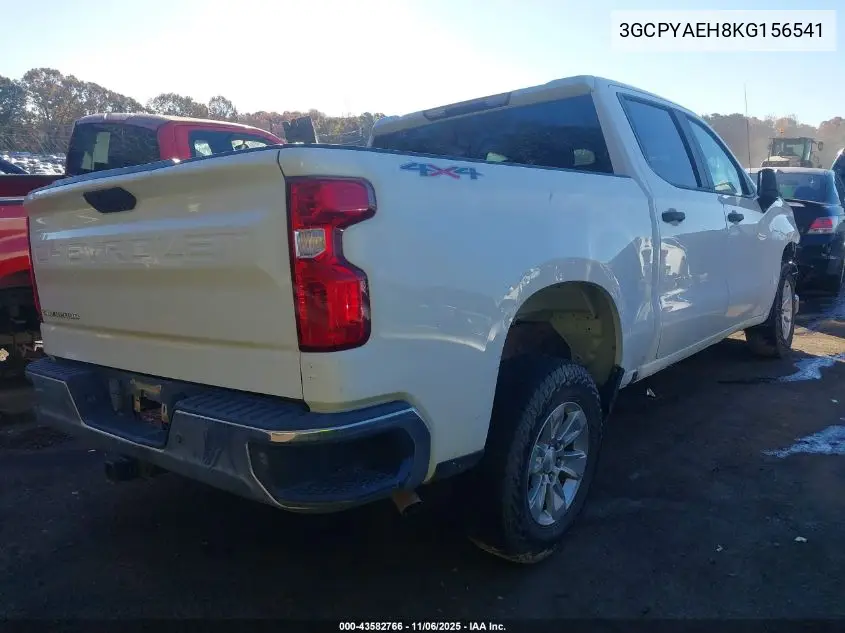 3GCPYAEH8KG156541 2019 Chevrolet Silverado 1500 Work Truck