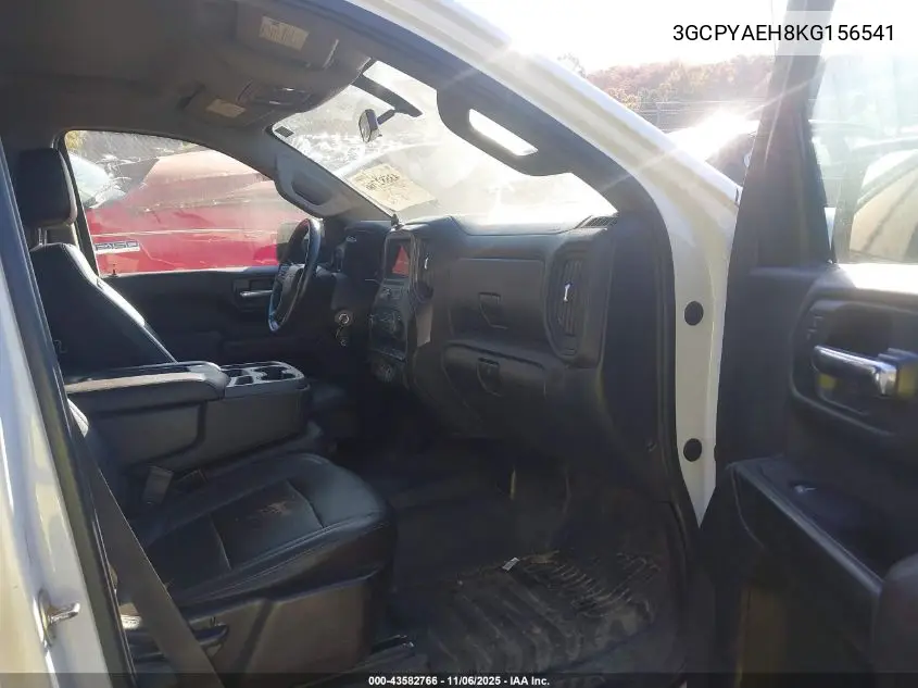 3GCPYAEH8KG156541 2019 Chevrolet Silverado 1500 Work Truck