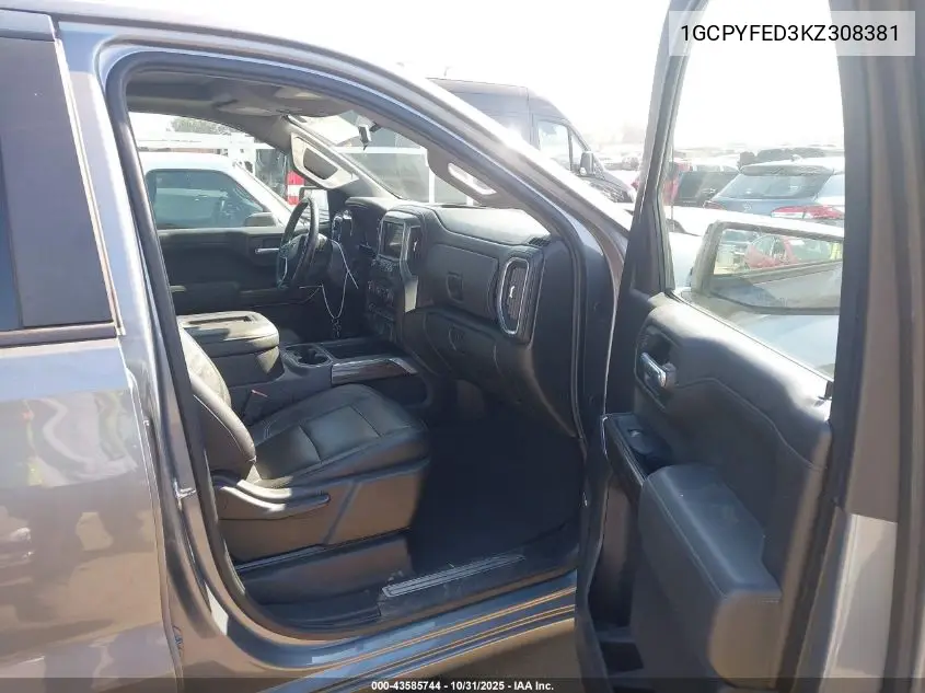 1GCPYFED3KZ308381 2019 Chevrolet Silverado 1500 Lt Trail Boss