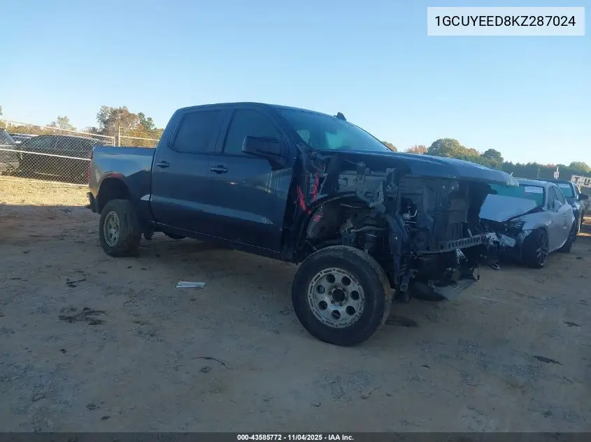 1GCUYEED8KZ287024 2019 Chevrolet Silverado 1500 Rst
