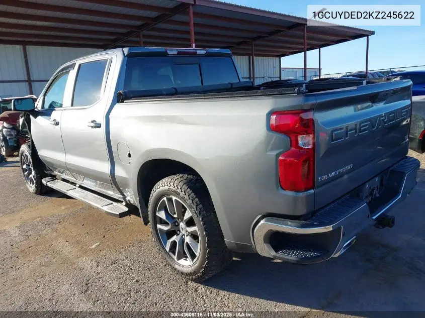 1GCUYDED2KZ245622 2019 Chevrolet Silverado 1500 Lt