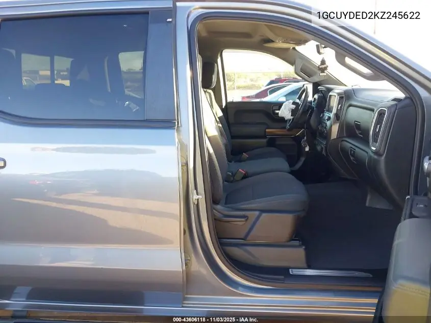 1GCUYDED2KZ245622 2019 Chevrolet Silverado 1500 Lt
