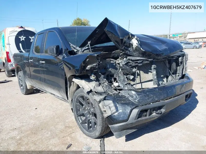 1GCRWBEH5KZ407679 2019 Chevrolet Silverado 1500 Custom