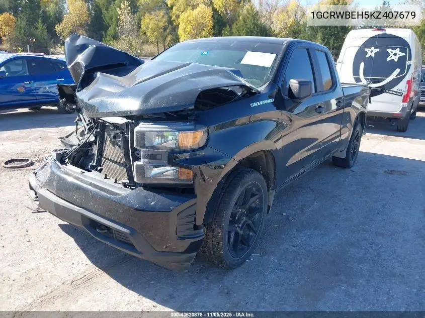 1GCRWBEH5KZ407679 2019 Chevrolet Silverado 1500 Custom