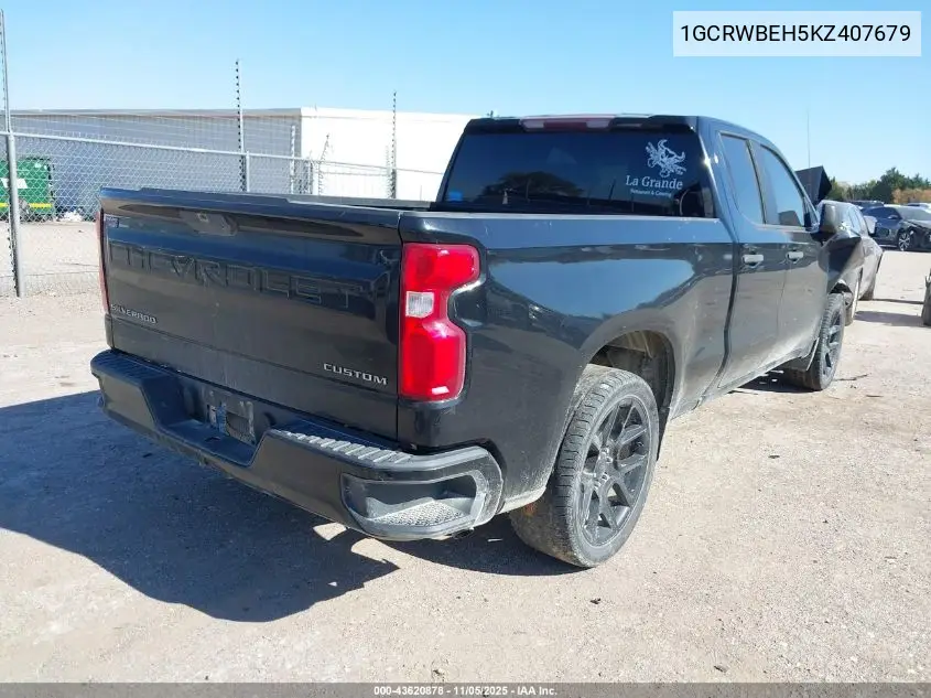 1GCRWBEH5KZ407679 2019 Chevrolet Silverado 1500 Custom