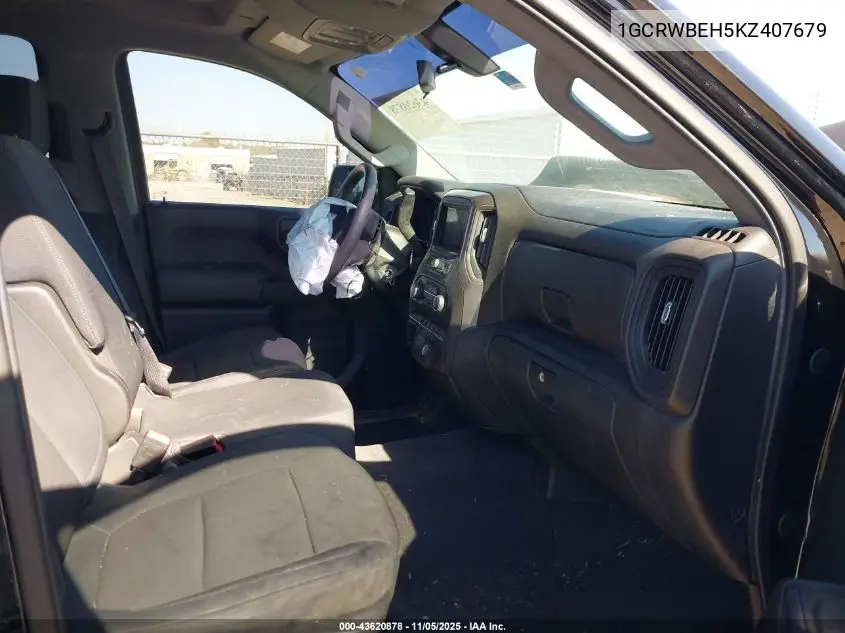 1GCRWBEH5KZ407679 2019 Chevrolet Silverado 1500 Custom