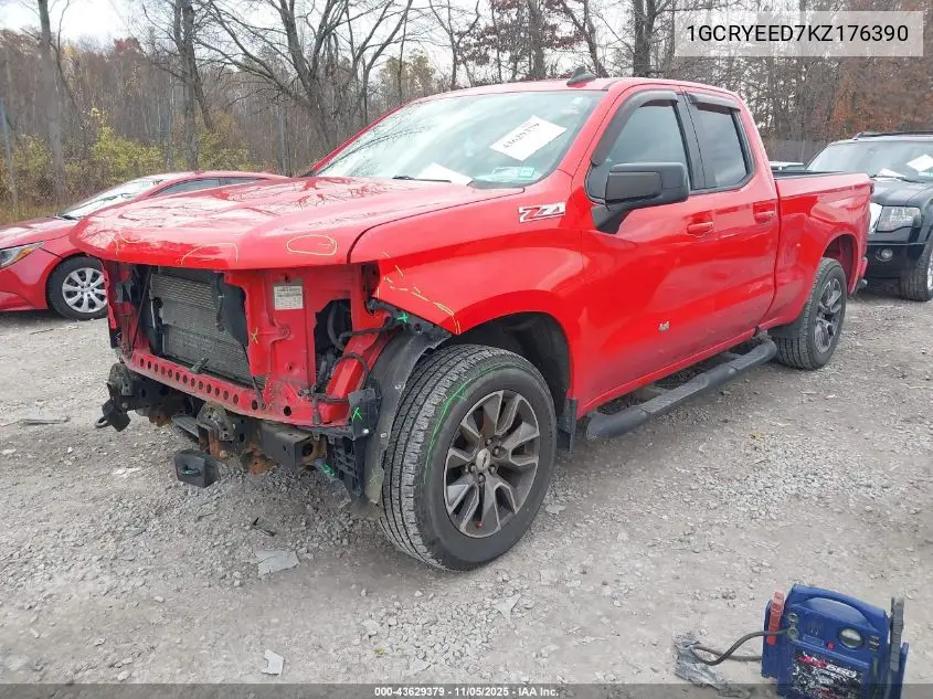 1GCRYEED7KZ176390 2019 Chevrolet Silverado 1500 Rst