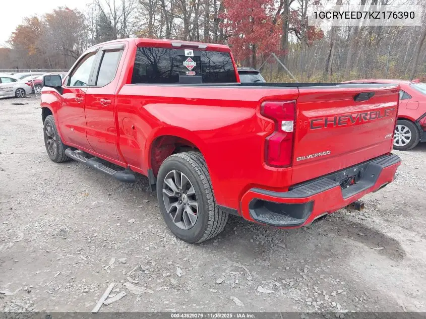 1GCRYEED7KZ176390 2019 Chevrolet Silverado 1500 Rst