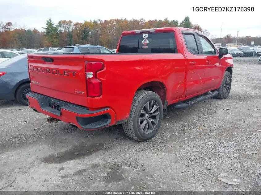 1GCRYEED7KZ176390 2019 Chevrolet Silverado 1500 Rst