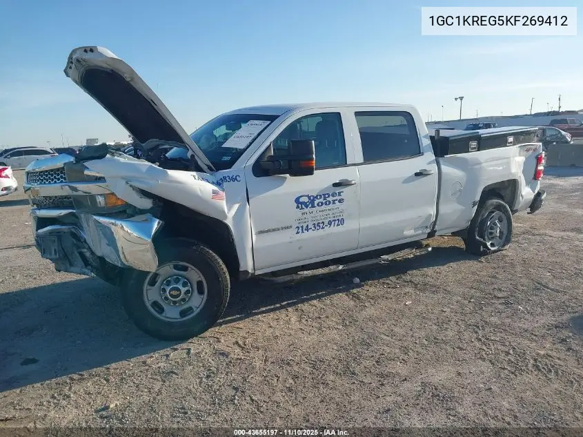 1GC1KREG5KF269412 2019 Chevrolet Silverado 2500Hd Wt