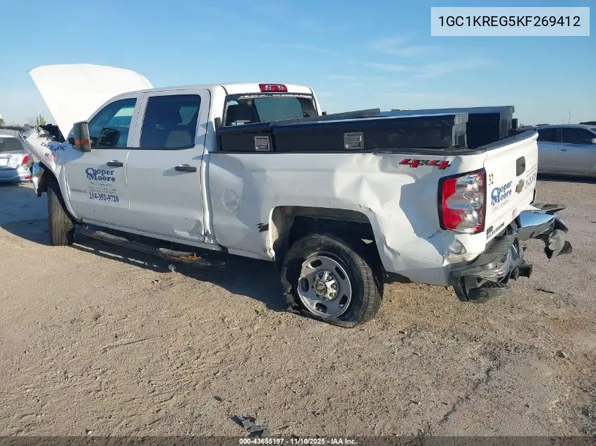1GC1KREG5KF269412 2019 Chevrolet Silverado 2500Hd Wt