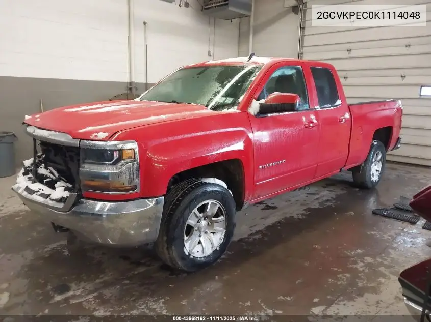 2GCVKPEC0K1114048 2019 Chevrolet Silverado 1500 Ld Lt