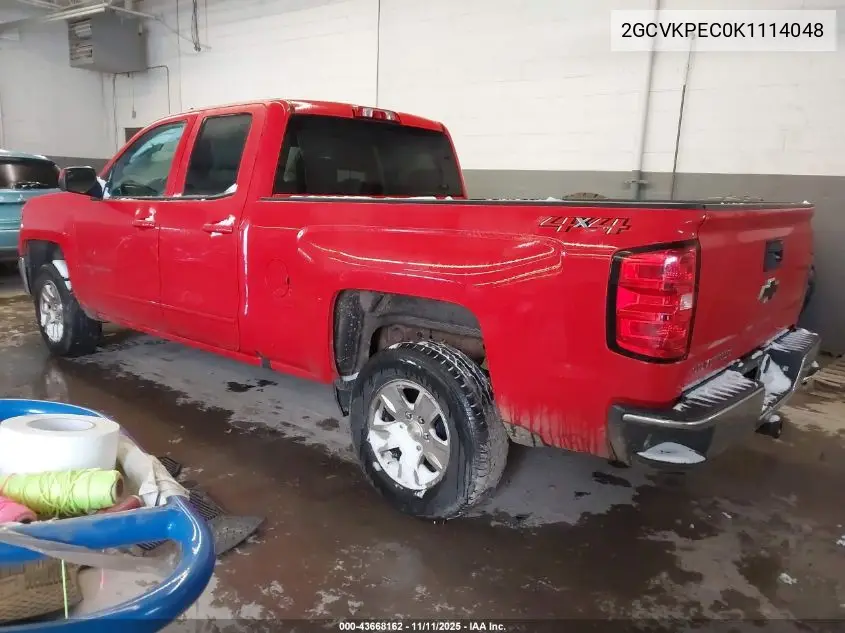 2GCVKPEC0K1114048 2019 Chevrolet Silverado 1500 Ld Lt