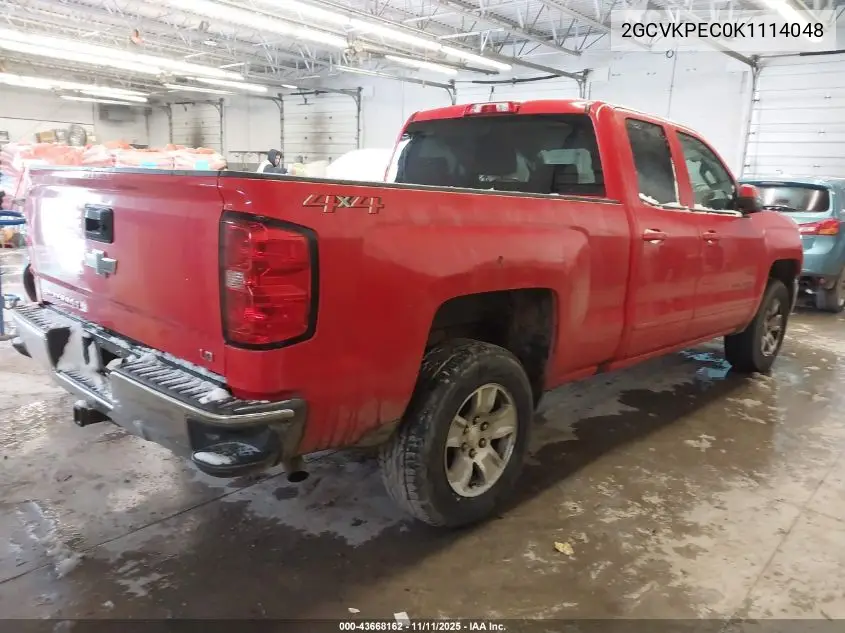2GCVKPEC0K1114048 2019 Chevrolet Silverado 1500 Ld Lt