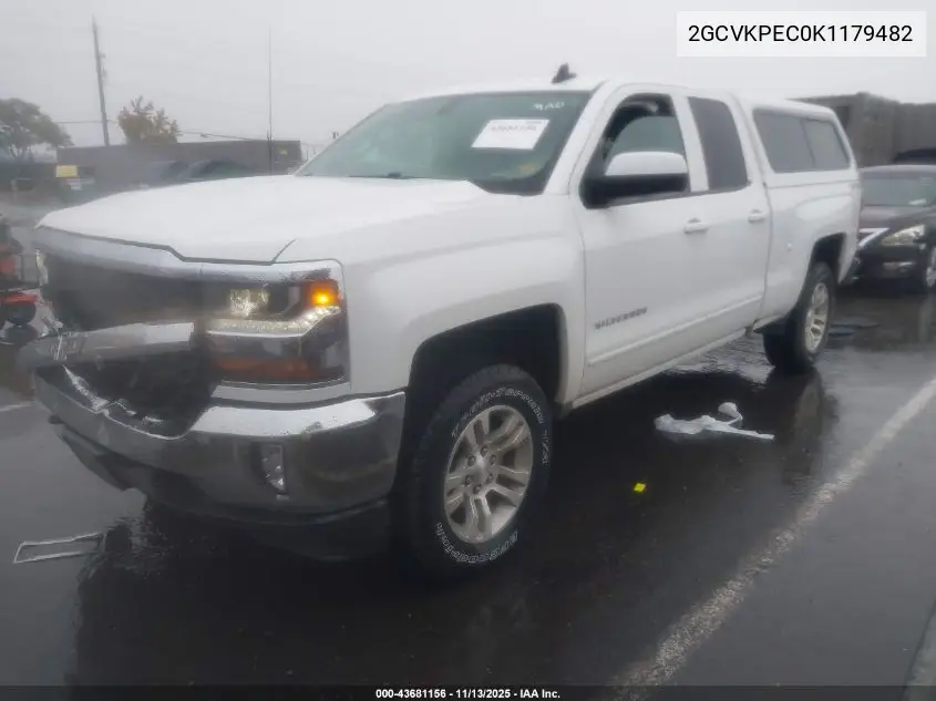 2GCVKPEC0K1179482 2019 Chevrolet Silverado 1500 Ld Lt