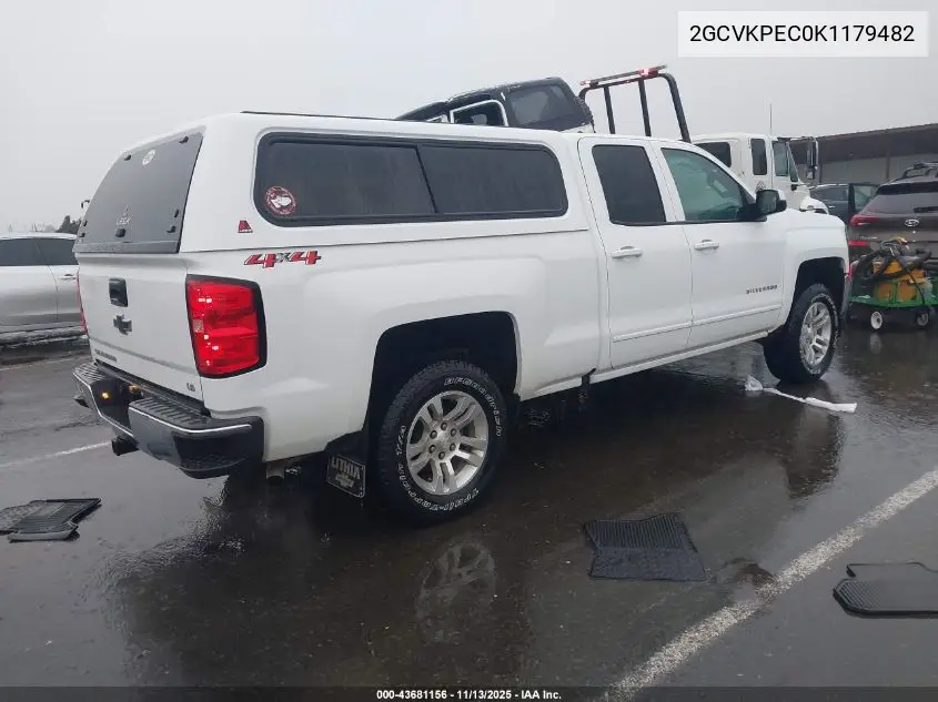 2GCVKPEC0K1179482 2019 Chevrolet Silverado 1500 Ld Lt