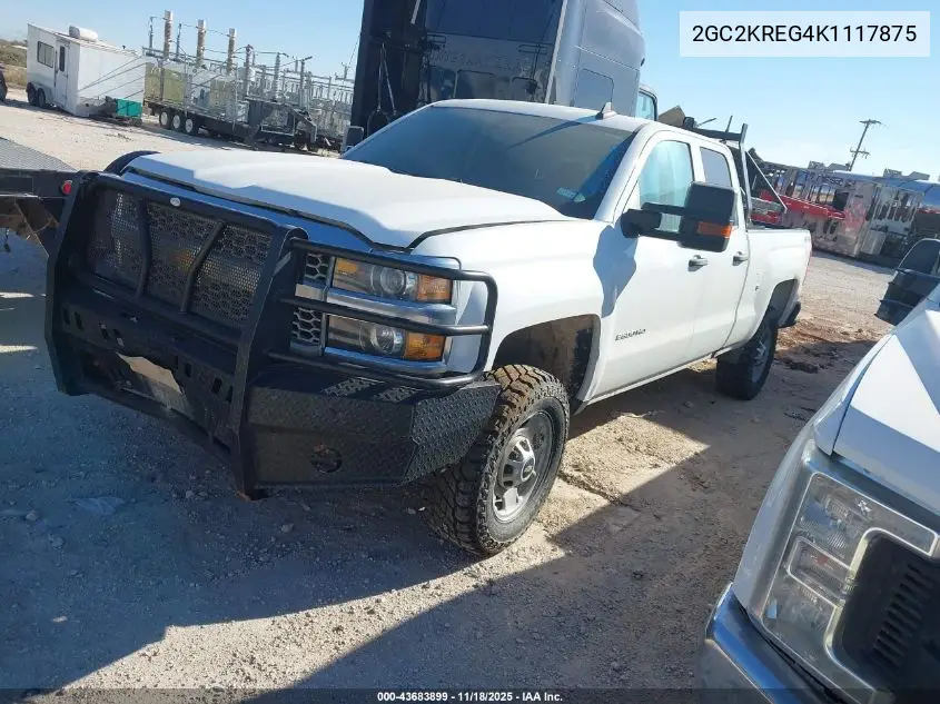2GC2KREG4K1117875 2019 Chevrolet Silverado 2500Hd Wt
