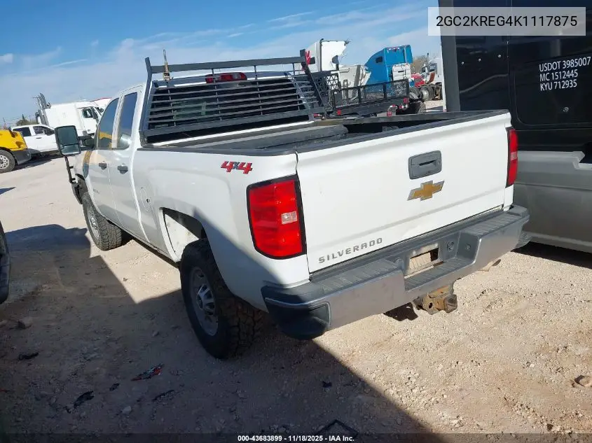 2GC2KREG4K1117875 2019 Chevrolet Silverado 2500Hd Wt