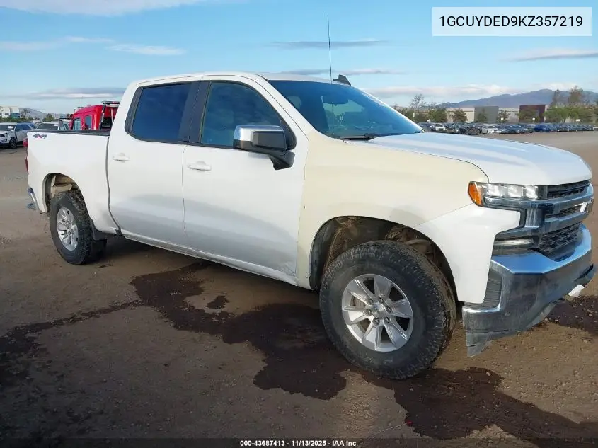 1GCUYDED9KZ357219 2019 Chevrolet Silverado 1500 Lt
