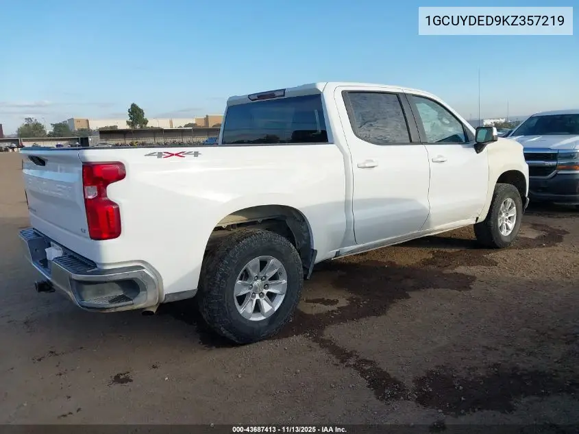 1GCUYDED9KZ357219 2019 Chevrolet Silverado 1500 Lt