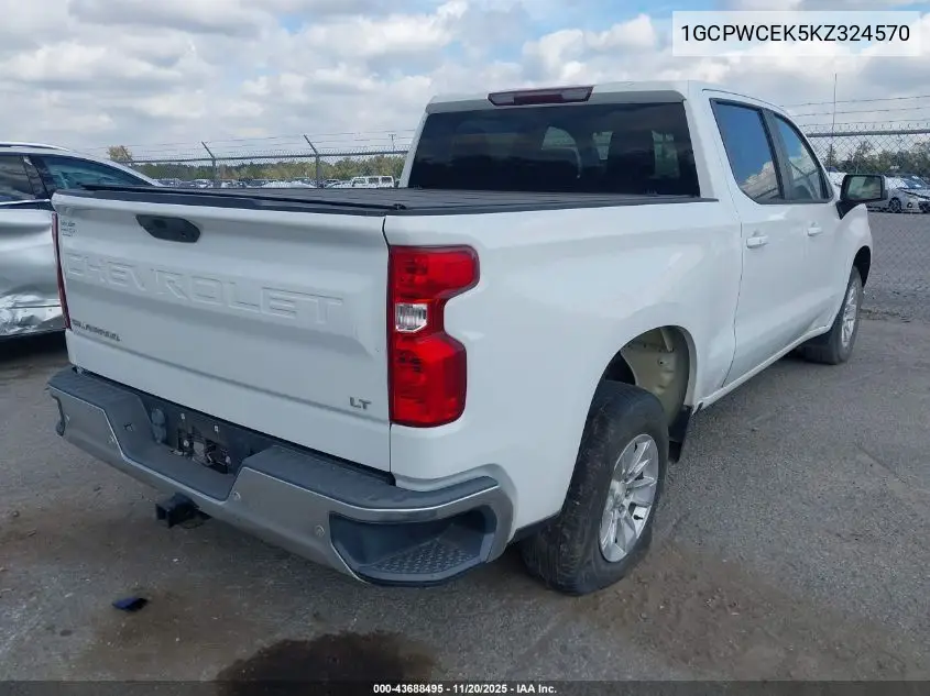1GCPWCEK5KZ324570 2019 Chevrolet Silverado 1500 Lt