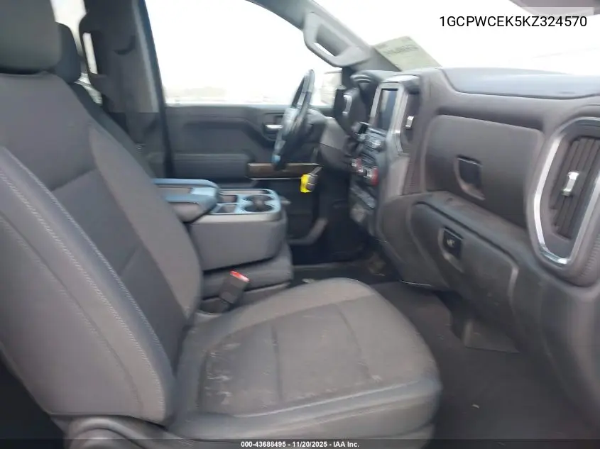 1GCPWCEK5KZ324570 2019 Chevrolet Silverado 1500 Lt