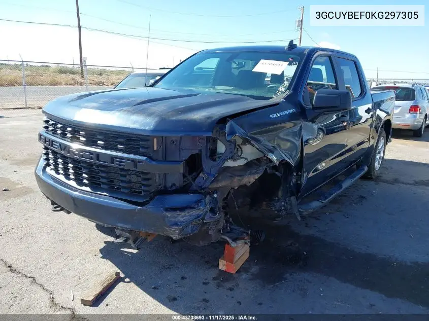 3GCUYBEF0KG297305 2019 Chevrolet Silverado 1500 Custom