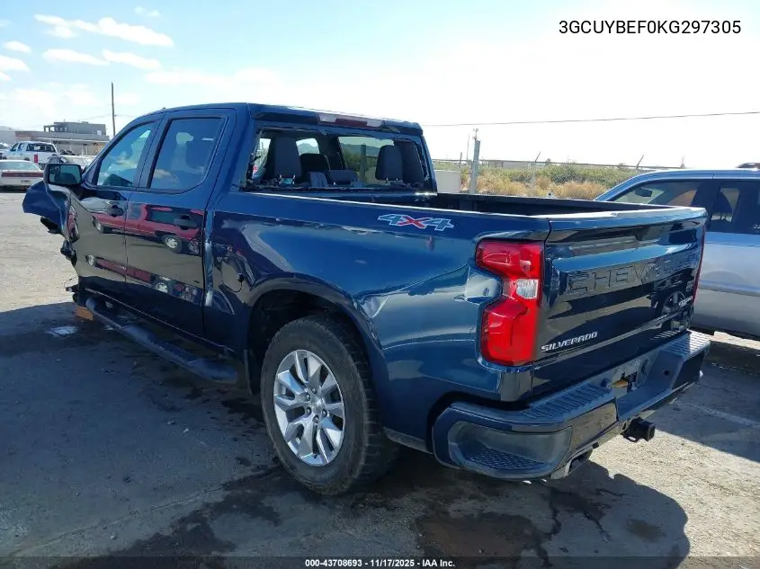 3GCUYBEF0KG297305 2019 Chevrolet Silverado 1500 Custom
