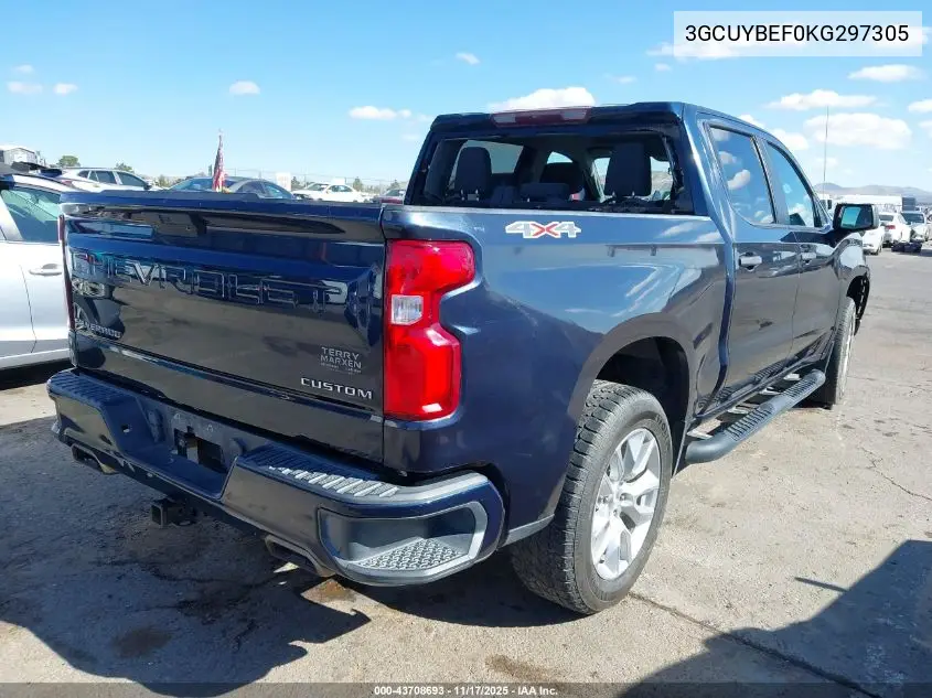 3GCUYBEF0KG297305 2019 Chevrolet Silverado 1500 Custom
