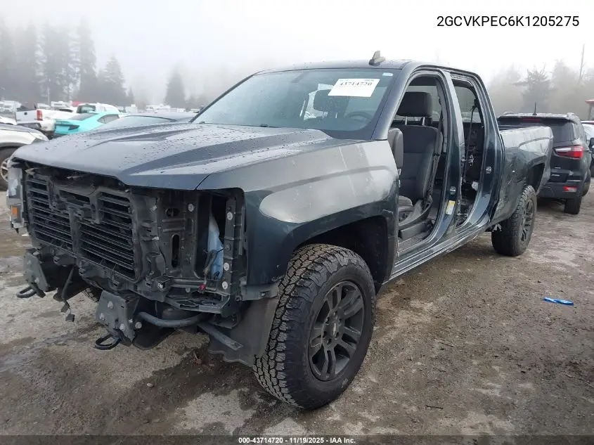2GCVKPEC6K1205275 2019 Chevrolet Silverado 1500 Ld Lt