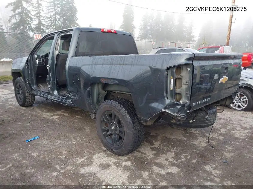 2GCVKPEC6K1205275 2019 Chevrolet Silverado 1500 Ld Lt