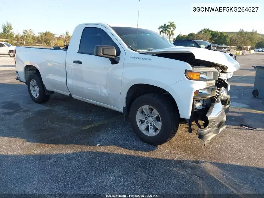 3GCNWAEF5KG264627 2019 Chevrolet Silverado 1500 Work Truck