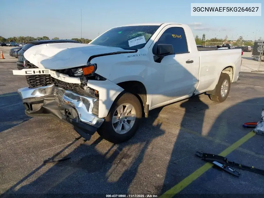 3GCNWAEF5KG264627 2019 Chevrolet Silverado 1500 Work Truck