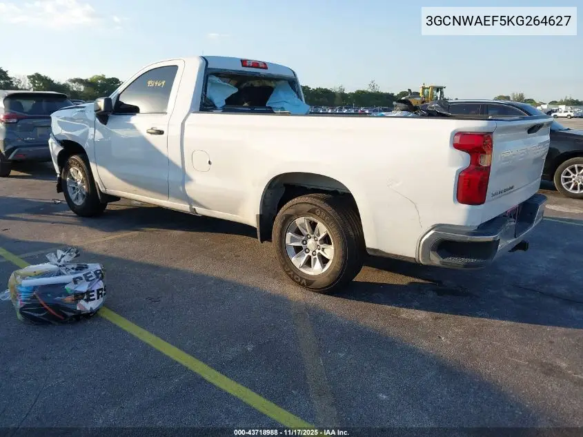 3GCNWAEF5KG264627 2019 Chevrolet Silverado 1500 Work Truck