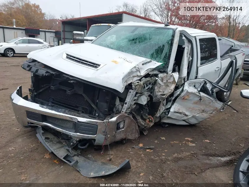 1GC1KTEY7KF264914 2019 Chevrolet Silverado 2500Hd Ltz