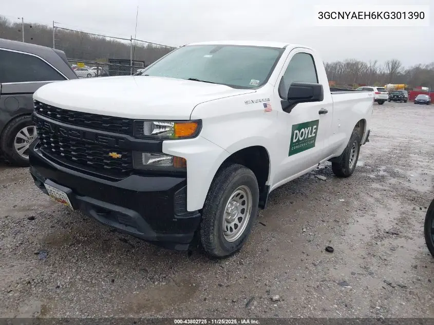 3GCNYAEH6KG301390 2019 Chevrolet Silverado 1500 Work Truck