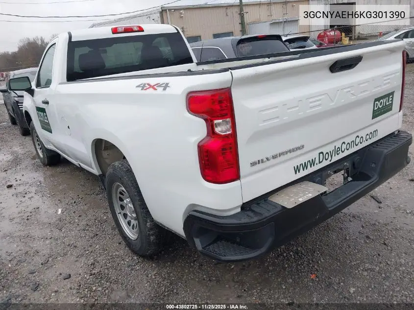 3GCNYAEH6KG301390 2019 Chevrolet Silverado 1500 Work Truck
