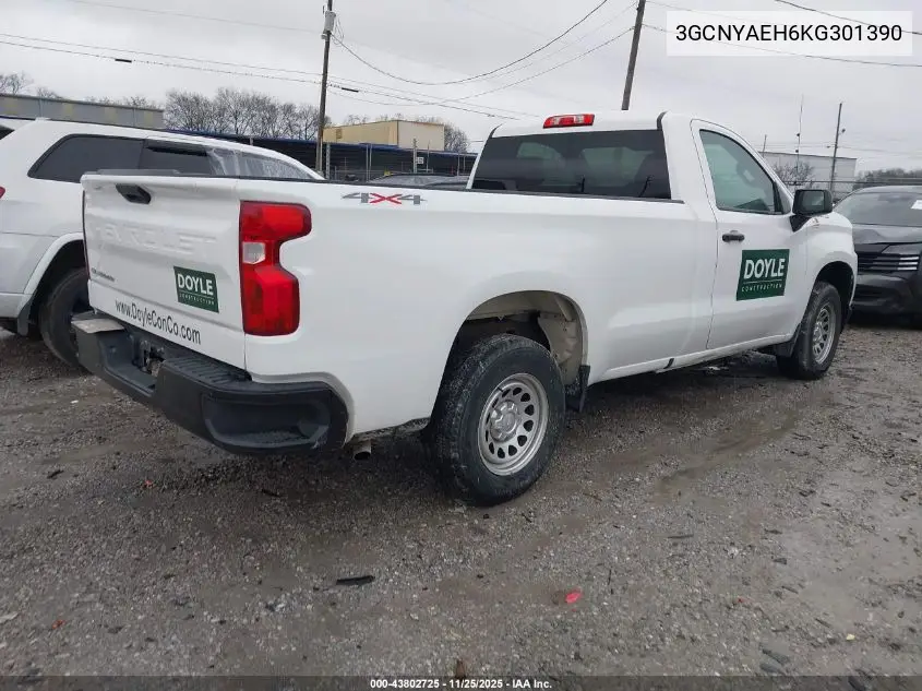 3GCNYAEH6KG301390 2019 Chevrolet Silverado 1500 Work Truck