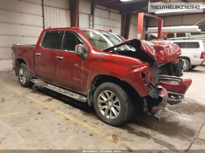 1GCUYHEL8KZ162842 2019 Chevrolet Silverado 1500 High Country