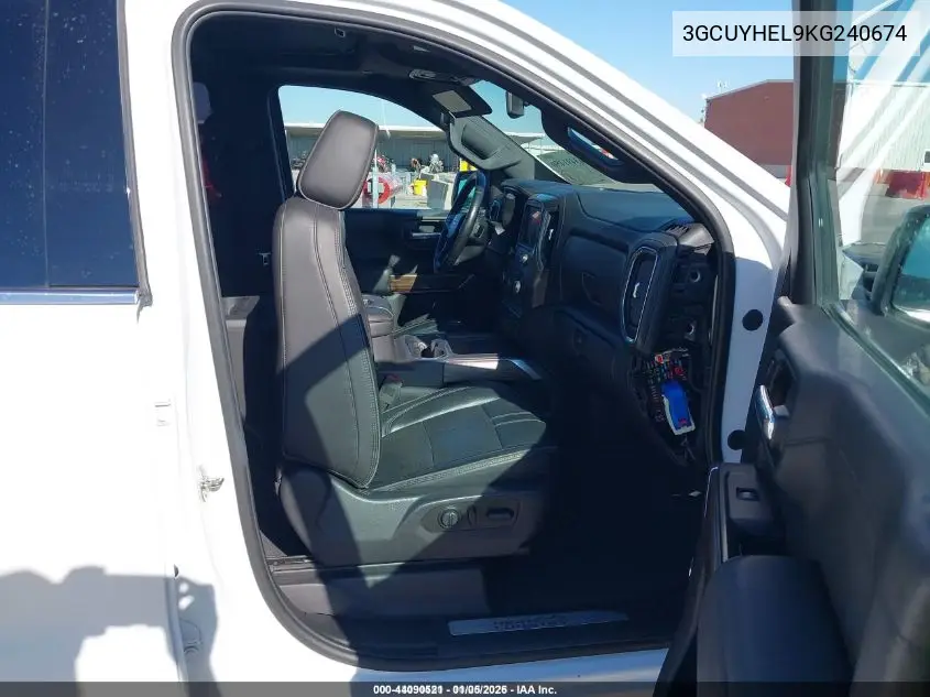 3GCUYHEL9KG240674 2019 Chevrolet Silverado 1500 High Country