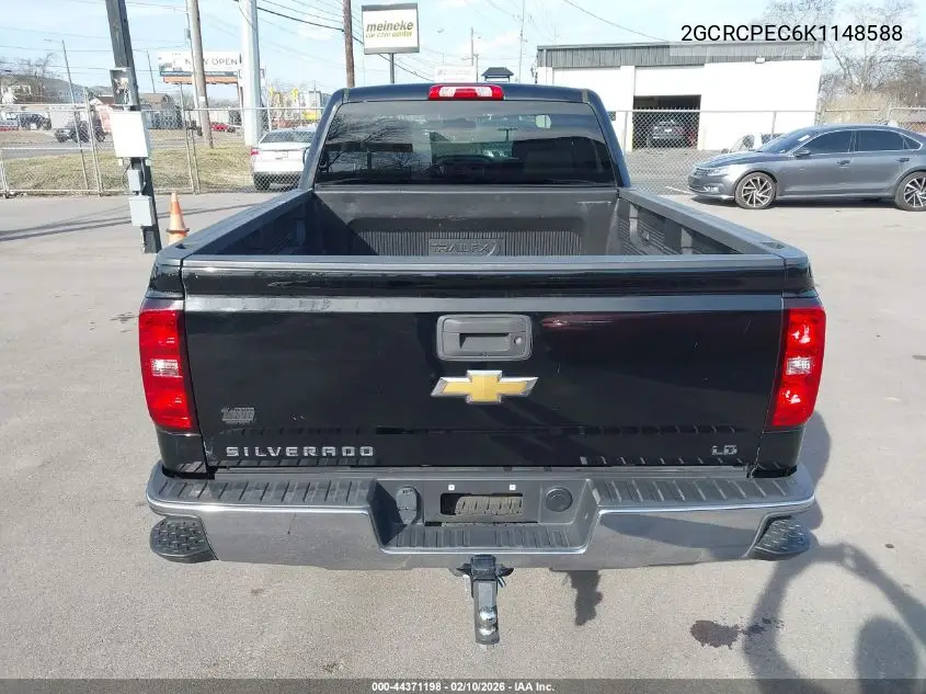 2GCRCPEC6K1148588 2019 Chevrolet Silverado 1500 Ld Lt