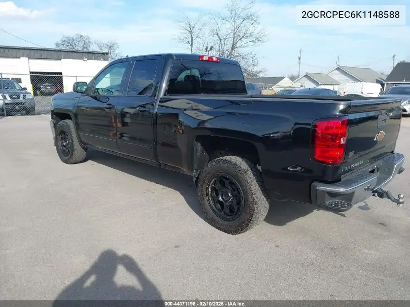 2GCRCPEC6K1148588 2019 Chevrolet Silverado 1500 Ld Lt