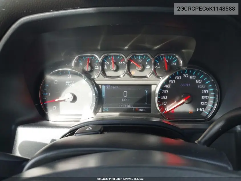 2GCRCPEC6K1148588 2019 Chevrolet Silverado 1500 Ld Lt