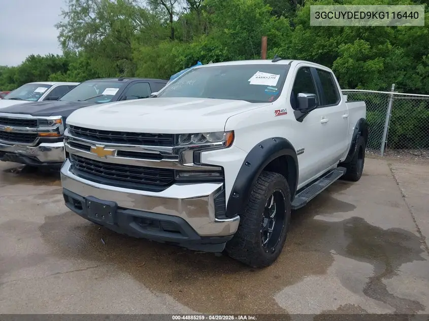 3GCUYDED9KG116440 2019 Chevrolet Silverado 1500 Lt
