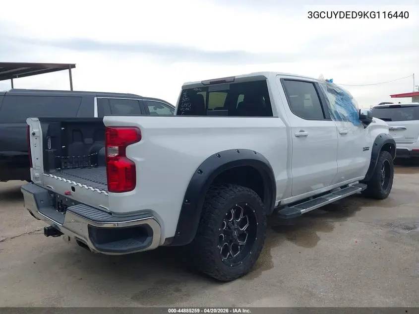 3GCUYDED9KG116440 2019 Chevrolet Silverado 1500 Lt