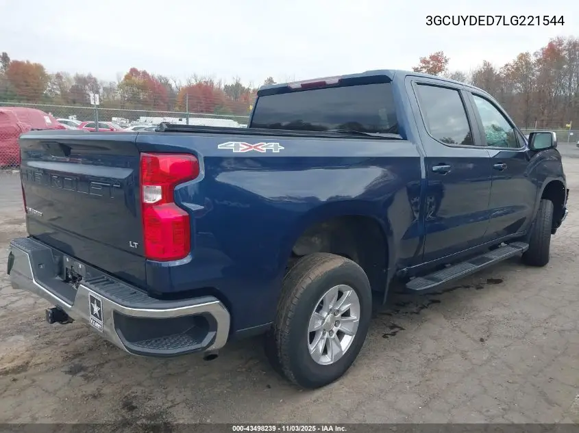 3GCUYDED7LG221544 2020 Chevrolet Silverado 1500 4Wd Short Bed Lt