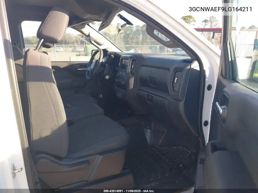 3GCNWAEF9LG164211 2020 Chevrolet Silverado 1500 2Wd Long Bed Wt