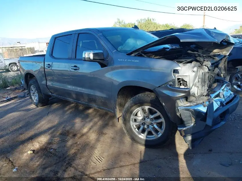 3GCPWCED2LG206625 2020 Chevrolet Silverado 1500 2Wd Short Bed Lt