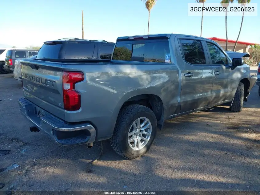 3GCPWCED2LG206625 2020 Chevrolet Silverado 1500 2Wd Short Bed Lt